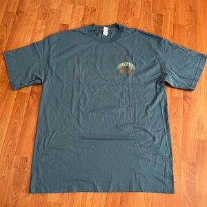 Blue Long Sleeve Shirt with Logo